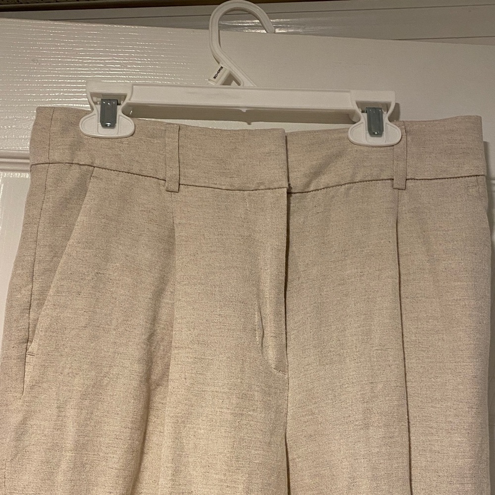 LOFT Cream Ankle Pants